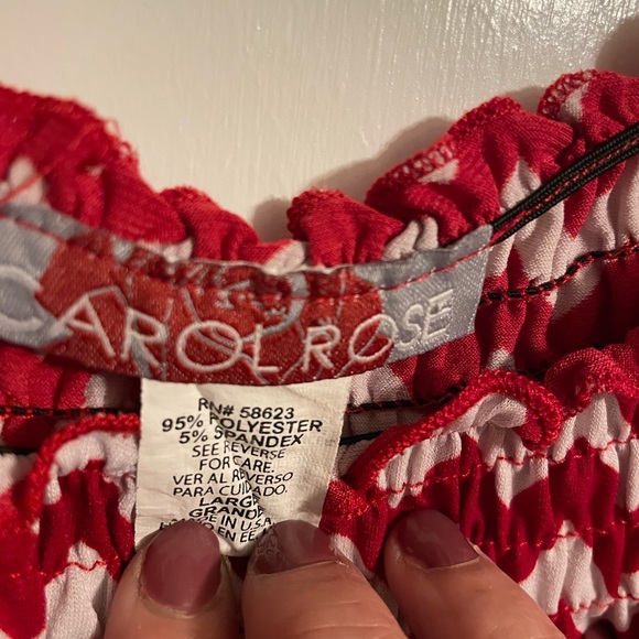 Red Chevron Top - Picture 3 of 3